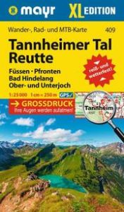 Mayr Wanderkarte Tannheimer Tal, Reutte XL 1:25.000  9783991219453
