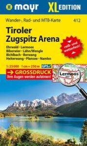 Mayr Wanderkarte Tiroler Zugspitz Arena XL, Ehrwald, Lermoos, Biberwier, Lähn/Wengle, Bichlbach, Berwang, Heiterwang, Plansee, Namlos 1:25.000  9783990448755