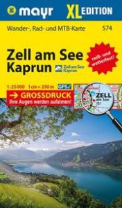 Mayr Wanderkarte Zell am See, Kaprun XL 1:25.000  9783991211075