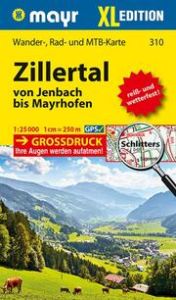 Mayr Wanderkarte Zillertal XL - Von Jenbach bis Mayrhofen 1:25.000  9783854914433