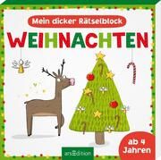 Mein dicker Rätselblock Weihnachten Sophia Schrade 9783845853208