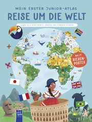 Mein erster Junior-Atlas: Reise um die Welt Lucy Semple 9789464768404