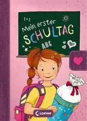 Mein erster Schultag - Mädchen Rosa Loewe Eintragbücher 9783785583050