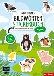 Mein erstes Bildwörter-Stickerbuch - Tiere  9783960932208