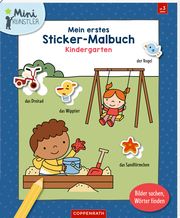 Mein erstes Sticker-Malbuch: Kindergarten Deborah van de Leijgraaf 9783649647577