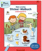 Mein erstes Sticker-Malbuch: Lieblingstiere Deborah van de Leijgraaf 9783649647560