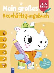 Mein großes Beschäftigungsbuch 3-5 Jahre (Cover Nashorn)  9789464764123