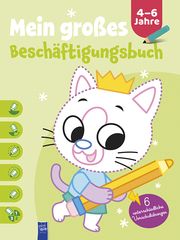 Mein großes Beschäftigungsbuch 4-6 Jahre (Cover Katze)  9789464764130