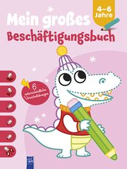 Mein großes Beschäftigungsbuch 4-6 Jahre (Cover Krokodil)  9789464764147