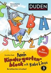 Mein Kindergartenblock mit Rabe Linus 3 Raab, Dorothee 9783411757565