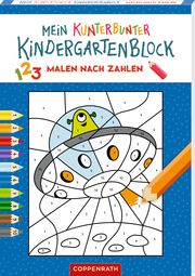 Mein kunterbunter Kindergartenblock - Weltall Carmen Eisendle 9783649643685