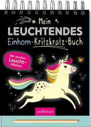 Mein leuchtendes Einhorn-Kritzkratz-Buch  9783845853833