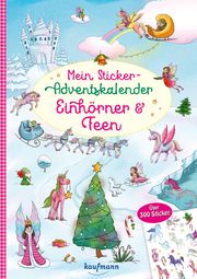 Mein Sticker-Adventskalender - Einhörner & Feen Kamlah, Klara/Gerigk, Julia 9783780618061