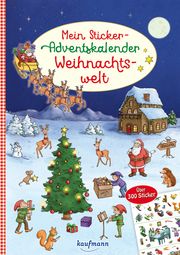 Mein Sticker-Adventskalender - Weihnachtswelt Lamping, Laura/Stickel, Stephanie 9783780618177