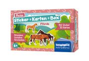 Meine Sticker + Karten + Box - Pferde  9783817447046