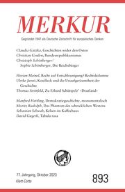 MERKUR 10/2023 Christian Demand/Ekkehard Knörer 9783608975338