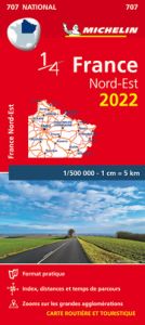 Michelin Nordostfrankreich/France Nord-Est 2022 MICHELIN 9782067253780