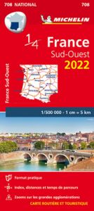 Michelin Südwestfrankreich/France Sud-Ouest 2022  9782067253797