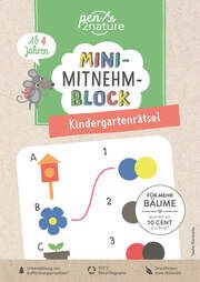 Mini-Mitnehm-Block Kindergartenrätsel pen2nature 9783987640780