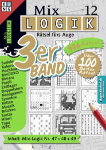 Mix Logik 3er-Band Nr. 12 Conceptis Puzzles 9783906238654