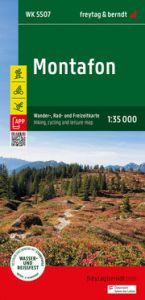 Montafon, Wander-, Rad- und Freizeitkarte 1:35.000, freytag & berndt, WK 5507  9783707923414