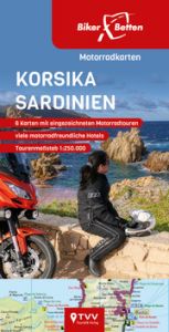 Motorradkarten Set Korsika Sardinien Bikerbetten - TVV Touristik Verlag GmbH 9783965990319