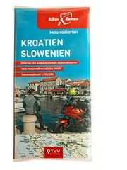 Motorradkarten Set Kroatien Slowenien Bikerbetten - TVV Touristik Verlag GmbH 9783937063829