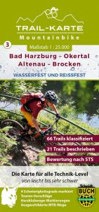 MTB Trail-Karte Harz: Bad Harzburg - Okertal - Altenau - Brocken Schmidt, Maximilian 9783945974209