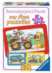 my first puzzles - Bagger, Traktor und Kipplader Stephan Baumann 4005556065738