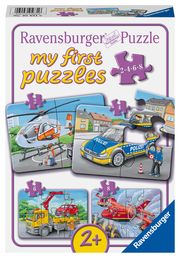my first puzzles - Meine Einsatzfahrzeuge Antje Flad 4005556056316