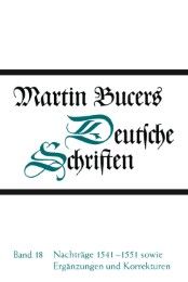 Nachträge 1541-1551 sowie Ergänzungen und Korrekturen Bucer, Martin 9783579048833