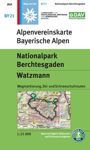 Nationalpark Berchtesgaden, Watzmann Deutscher Alpenverein e V/Landesamt für Digitalisierung Breitband und  9783948256494