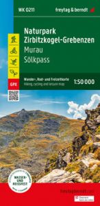 Naturpark Zirbitzkogel-Grebenzen, Wander-, Rad- und Freizeitkarte 1:50.000, freytag & berndt, WK 211  9783707920536