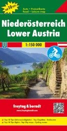 Niederösterreich, Autokarte 1:150.000, Top 10 Tips Freytag-Berndt und Artaria KG 9783707915211