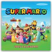Nintendo - Super Mario 2025 - Wandkalender  9781835271209