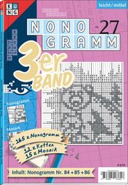 Nonogramm 3er-Band Nr. 27 Conceptis Puzzles 9783905573626