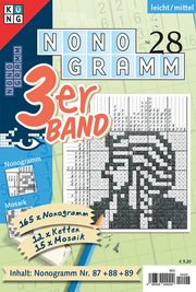 Nonogramm 3er-Band Nr. 28 Conceptis Puzzles 9783905573701