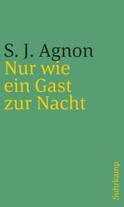 Nur wie ein Gast zur Nacht Agnon, Samuel Joseph 9783633241798