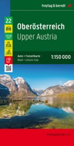 Oberösterreich, Autokarte 1:150.000, Top 10 Tips mit Radrouten Freytag-Berndt und Artaria KG 9783707915228