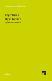 Opus Tertium Bacon, Roger 9783787336241