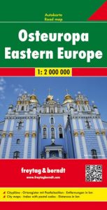Osteuropa, Autokarte 1:2 Mio. Freytag-Berndt und Artaria KG 9783707907537