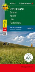 Ostfriesland, Rad- und Freizeitkarte 1:75.000, freytag & berndt, RK 0136 freytag & berndt 9783707920178