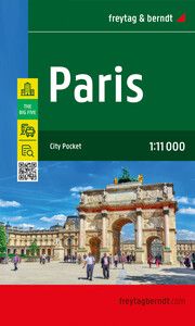 Paris, Stadtplan 1:11.000, freytag & berndt freytag & berndt 9783707921793