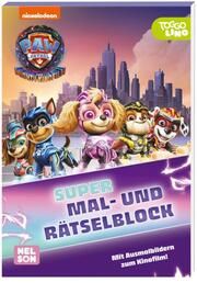 PAW Patrol - Der Mighty Kinofilm: Super Mal- und Rätselblock  9783845123783