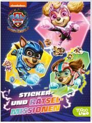 PAW Patrol - Der Mighty Kinofilm: Sticker- und Rätsel-Missionen  9783845123790