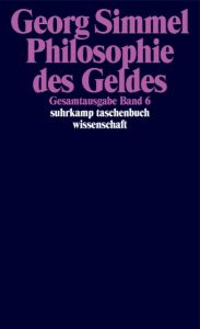 Philosophie des Geldes Simmel, Georg 9783518284063