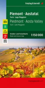 Piemont - Aostatal, Straßen- und Freizeitkarte 1:150.000, freytag & berndt Freytag-Berndt und Artaria KG 9783707921038