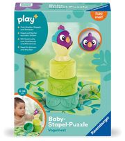 play+ Baby-Stapel-Puzzle: Vogelnest  4005556048571