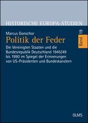 Politik der Feder Gonschor, Marcus 9783487155319