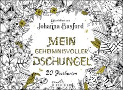 Postkartenbuch 'Mein geheimnisvoller Dschungel' Basford, Johanna 9783596298921
